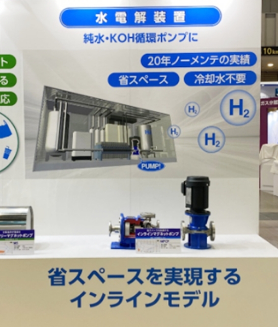 省スペースを実現するインラインモデル